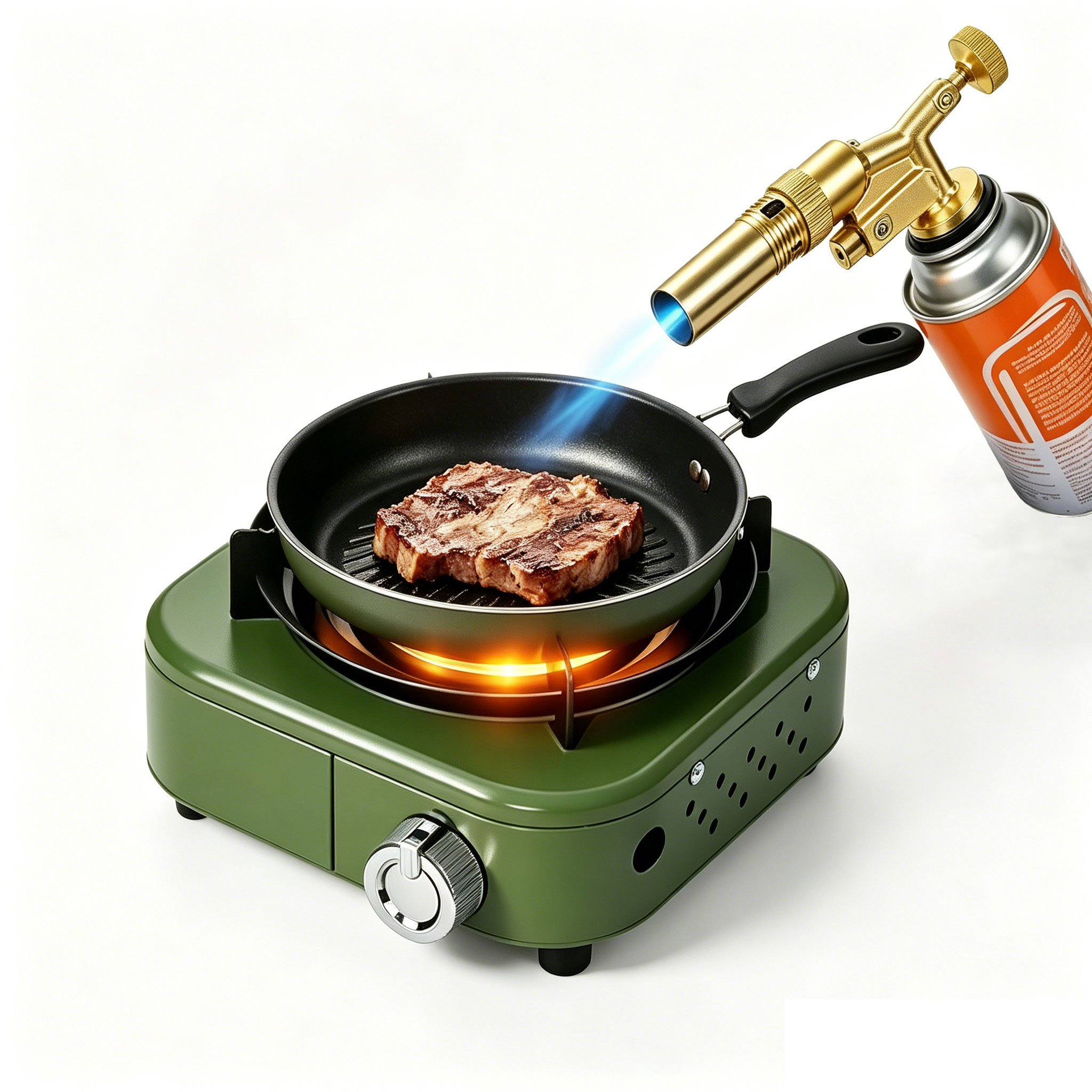 Camping Cooking Windshield - Beiyue 2026 Portable Gas Camping Gas