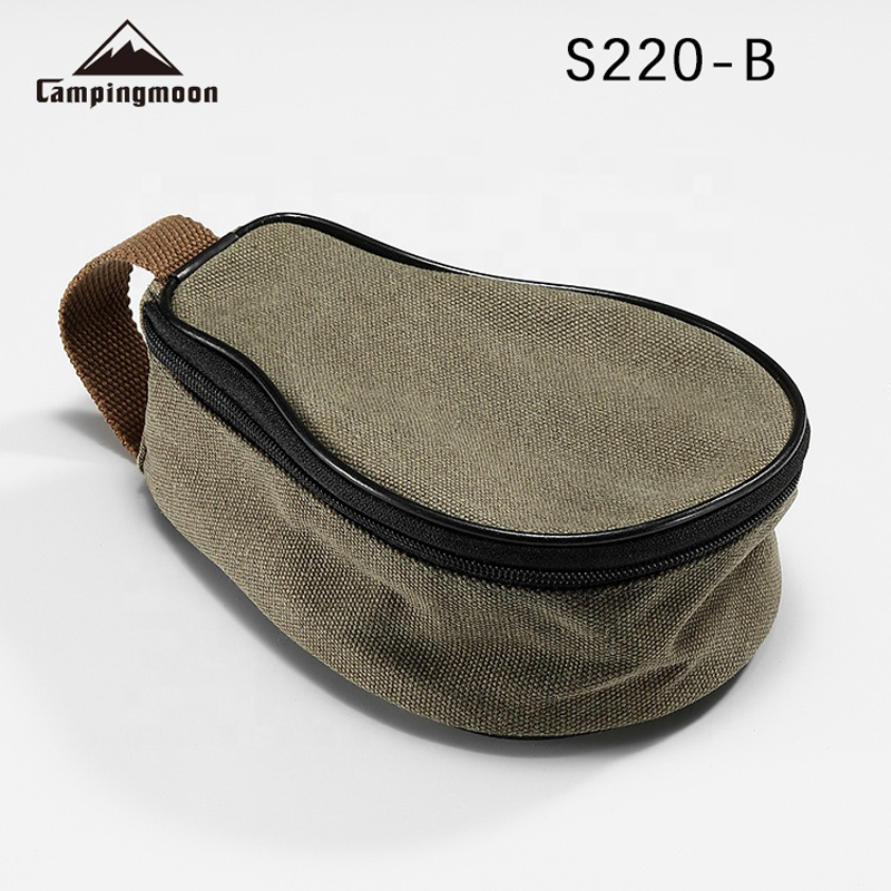 Camping Cooking Food - CAMPINGMOON S220-B Canvas Mini Bag 21x15x9cm