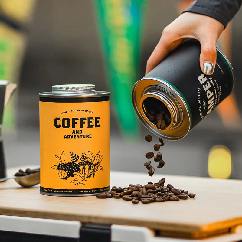 Camping Cooking Food - 1pc coffee bean sealed storage can