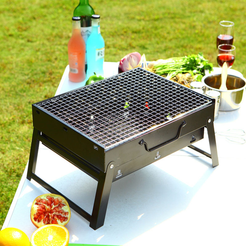 Camping Cooking Roll - Portable Grill BBQ Charcoal Grill Mini