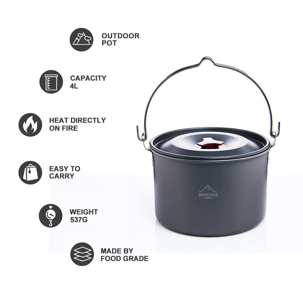 Widesea Hard Anodized Aluminum - Camping Cooking Equipment review and price
