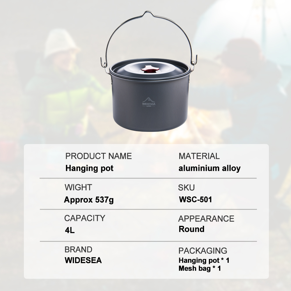Widesea Hard Anodized Aluminum - Camping Cooking Equipment review and price