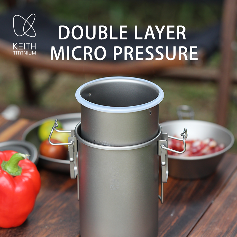 KEITH Pure Titanium Rice Cooke - Camping Cooking Gadgets review and price