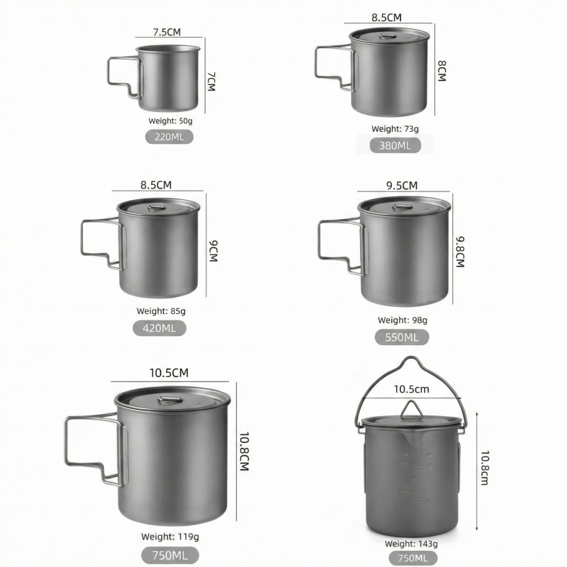 Titanium Camping Mug with Fold - Camping Cooking Roll review and price