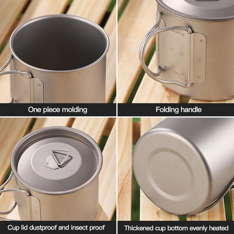 Titanium Camping Mug with Fold - Camping Cooking Roll review and price