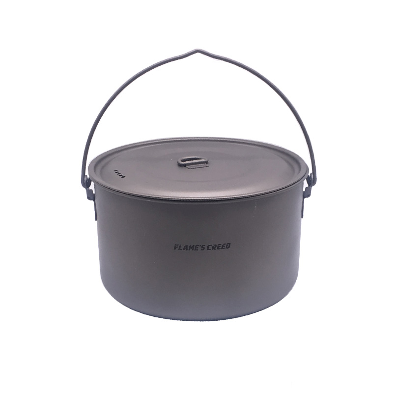 FLAME'S CREED 1100ml 1950ml Ul - Camping Cooking Pan Set review and price