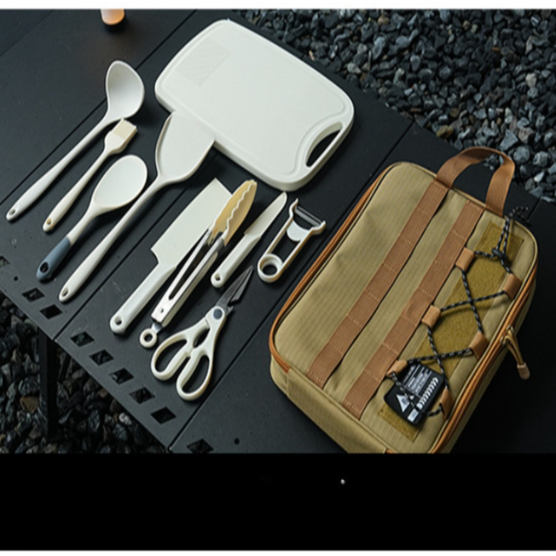 Portable 9Pcs Camping Kitchenw - Camping Cooking Utensil Bag review and price