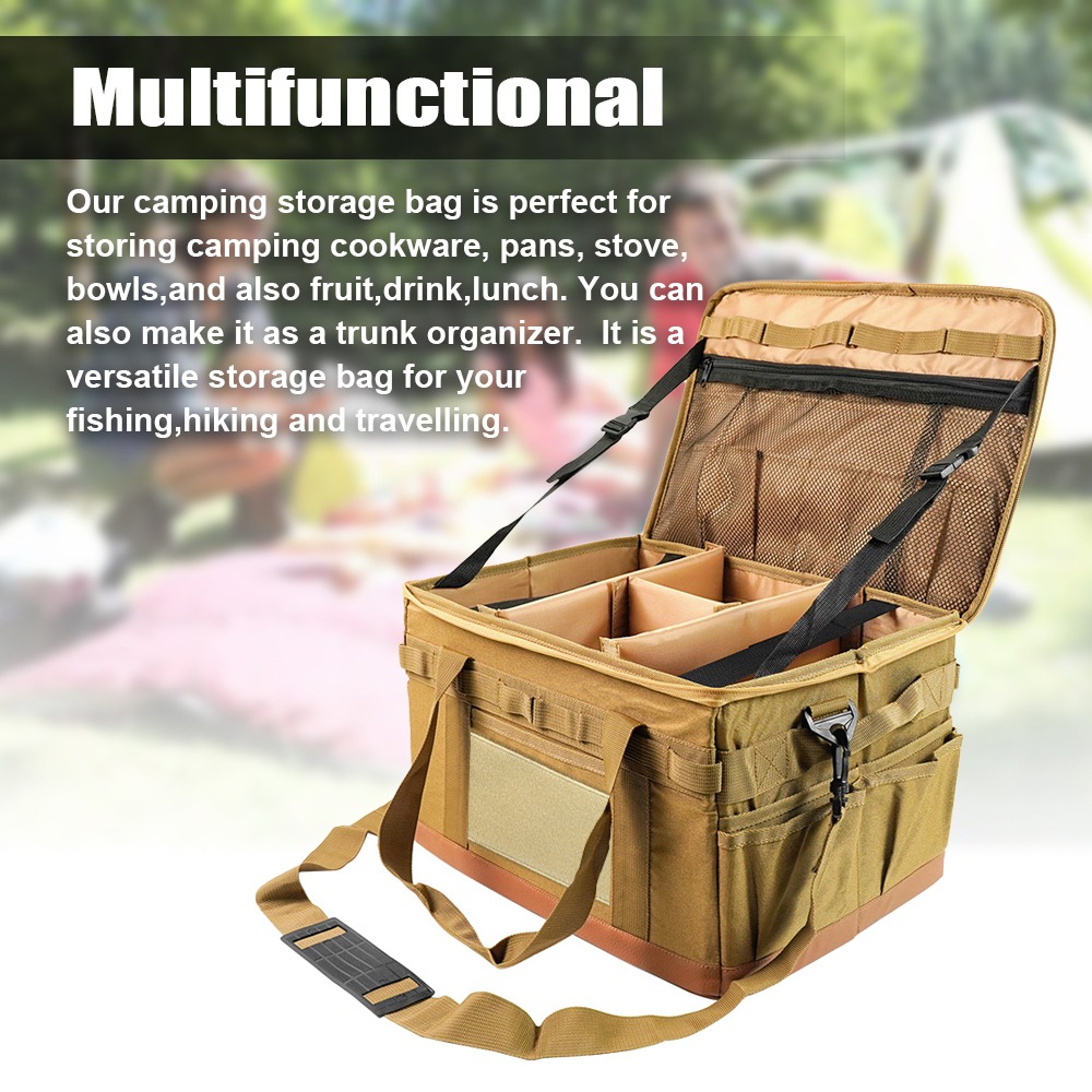 Durable 30L Camping Bag Hard S - Camping Cooking Utensil Bag review and price