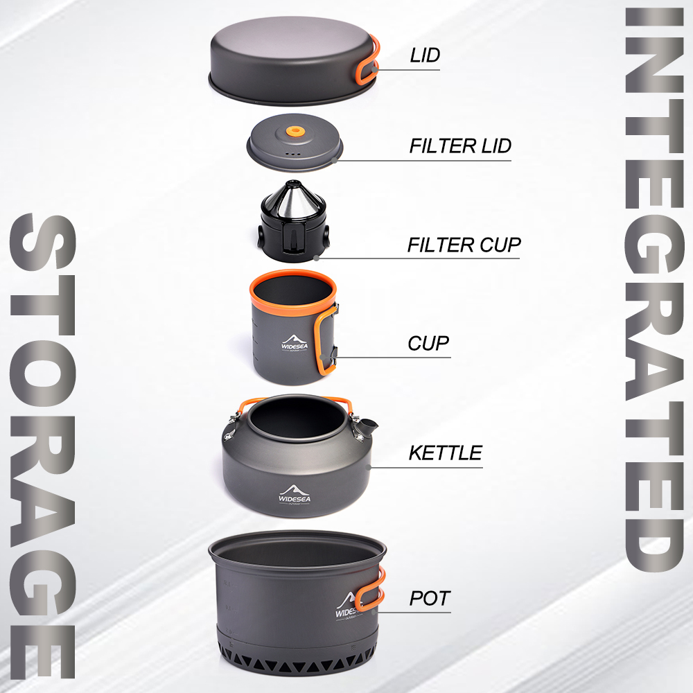 Camping Tableware Outdoor Cook - Camping Cooking Full Set review and price