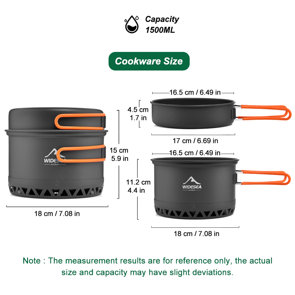 Camping Tableware Outdoor Cook - Camping Cooking Full Set review and price
