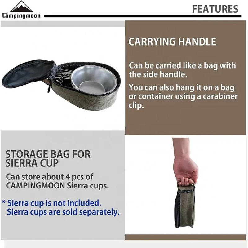 CAMPINGMOON S220-B Canvas Mini - Camping Cooking Food review and price