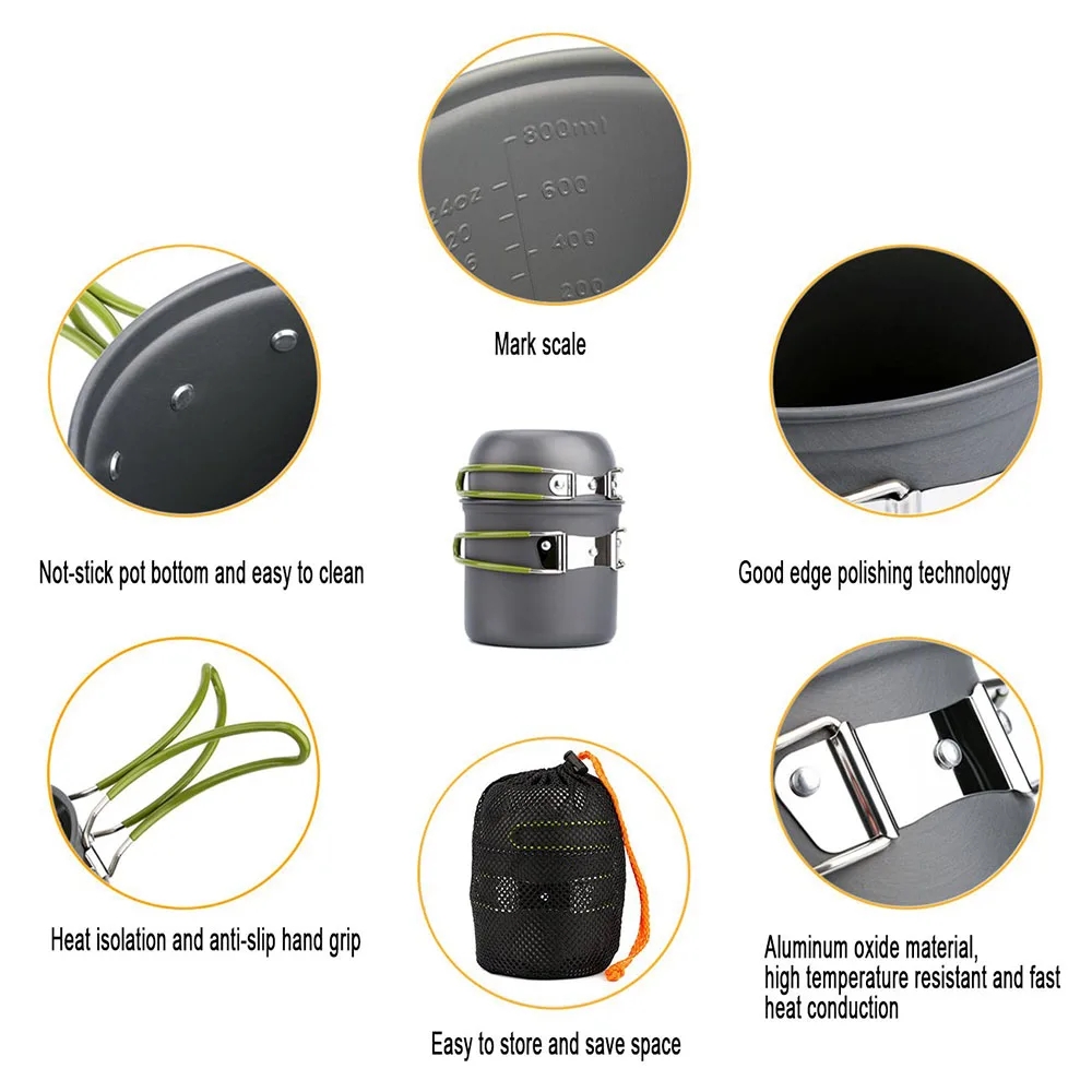 Camping Cookware Mess Kit Ultr - Camping Cooking Roll review and price