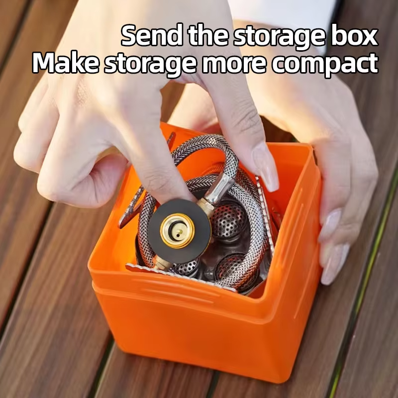 Three-head gas stove portable  - Camping Cooking Full Set review and price
