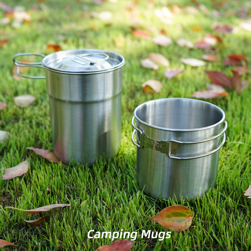 2Pcs/Set Camping Kettle Stainl - Camping Cooking Set With Kettle review and price