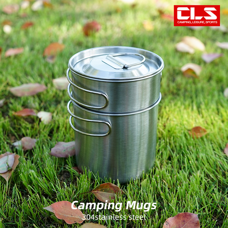 2Pcs/Set Camping Kettle Stainl - Camping Cooking Set With Kettle review and price