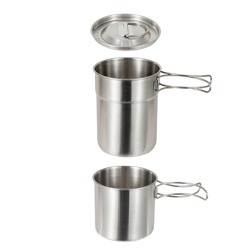 2Pcs/Set Camping Kettle Stainl - Camping Cooking Set With Kettle review and price