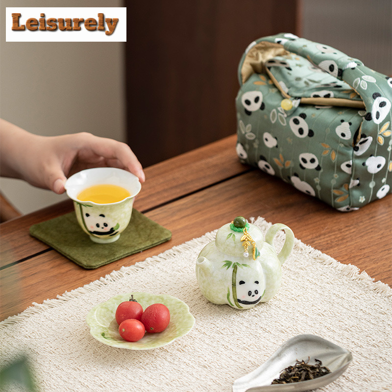 Hand-painted Panda Travel Tea  - Camping Cooking Pan Set review and price