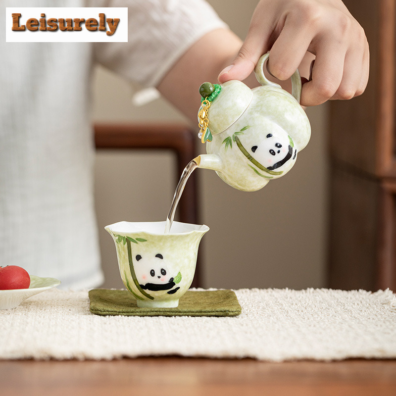 Hand-painted Panda Travel Tea  - Camping Cooking Pan Set review and price