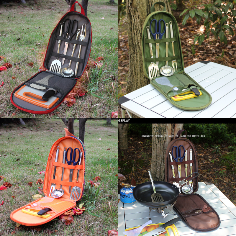 7pcs Camping Kitchen Utensil S - Camping Cooking Full Set review and price