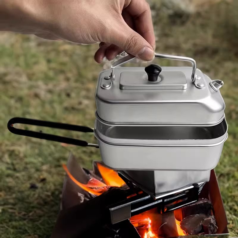 Ultralight Portable Picnic Cam - Camping Cooking Set With Kettle review and price