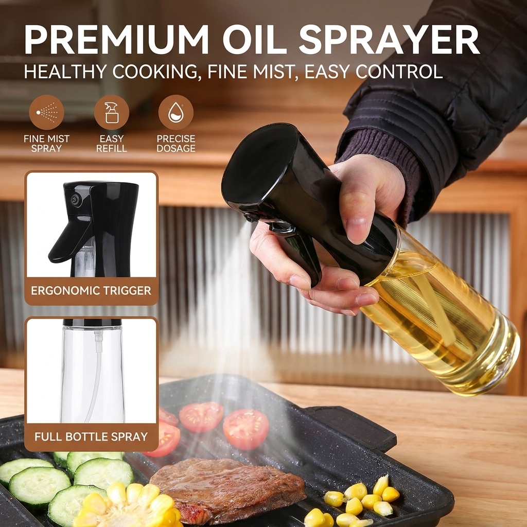 Oil Spray Bottle Kitchen Cooki - Camping Cooking Oil Bottle review and price