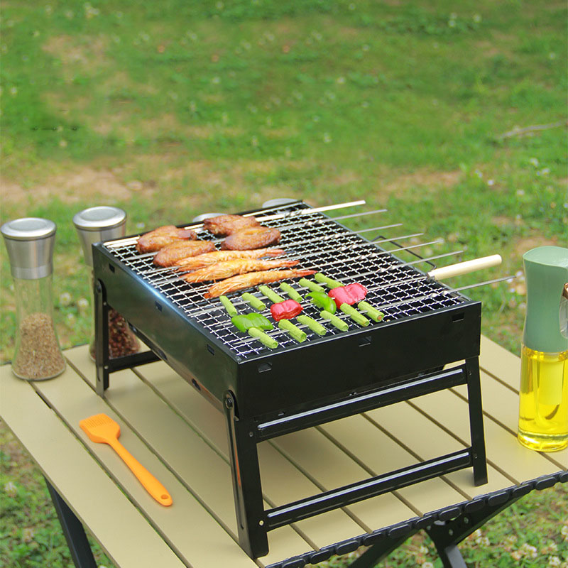 Portable Grill BBQ Charcoal Gr - Camping Cooking Roll review and price