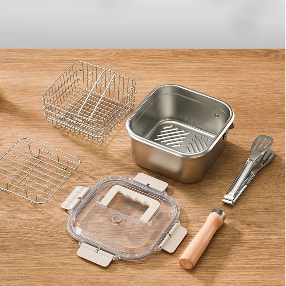 Portable Stainless Steel Fryin - Camping Cooking Roll review and price