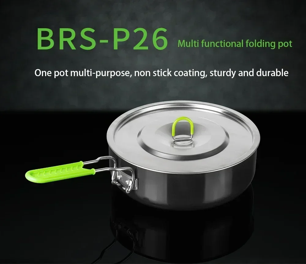 BRS-P26 Multifunctional2026 No - Camping Cooking Pots And Pans review and price