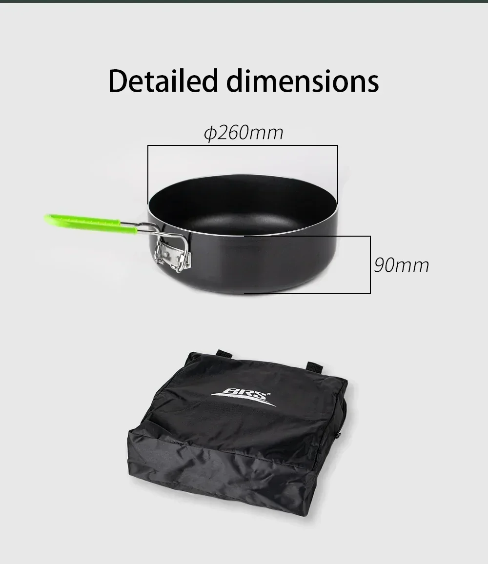 BRS-P26 Multifunctional2026 No - Camping Cooking Pots And Pans review and price