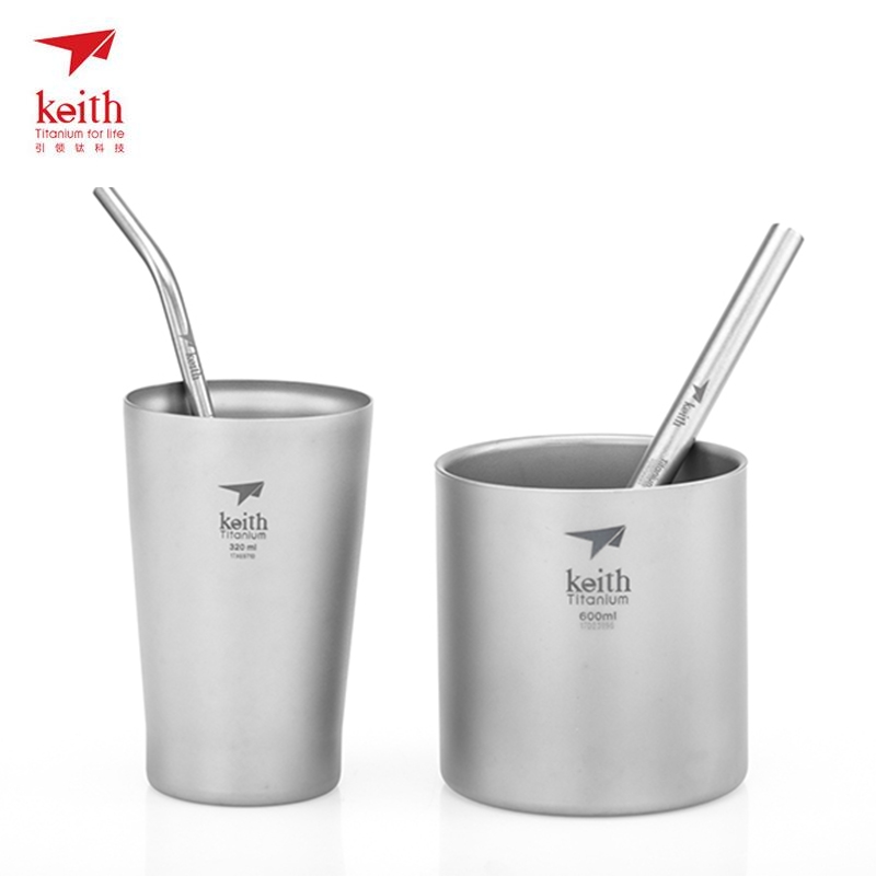 Keith Titanium Drinking Straw  - Camping Cooking Food review and price
