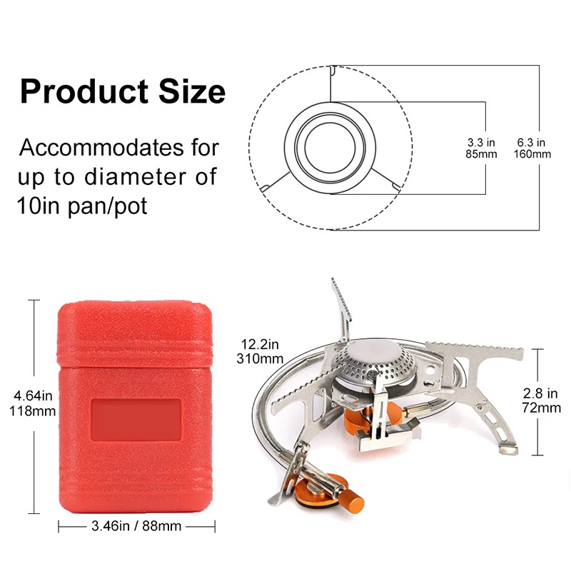 Camping Gas Stove Portable Fol - Camping Cooking Windshield review and price