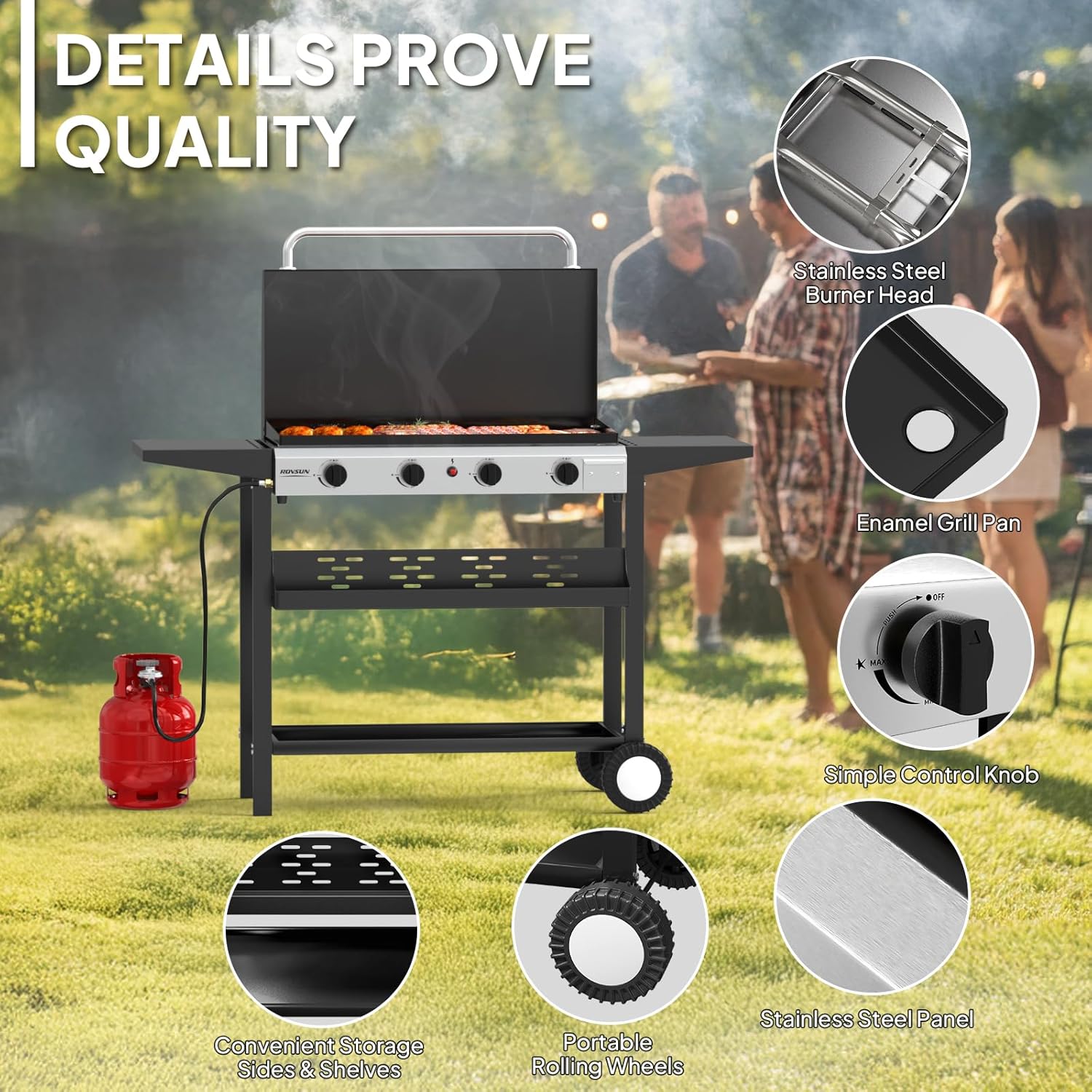 Electronic Ignition 4-Burner P - Camping Cooking Roll review and price