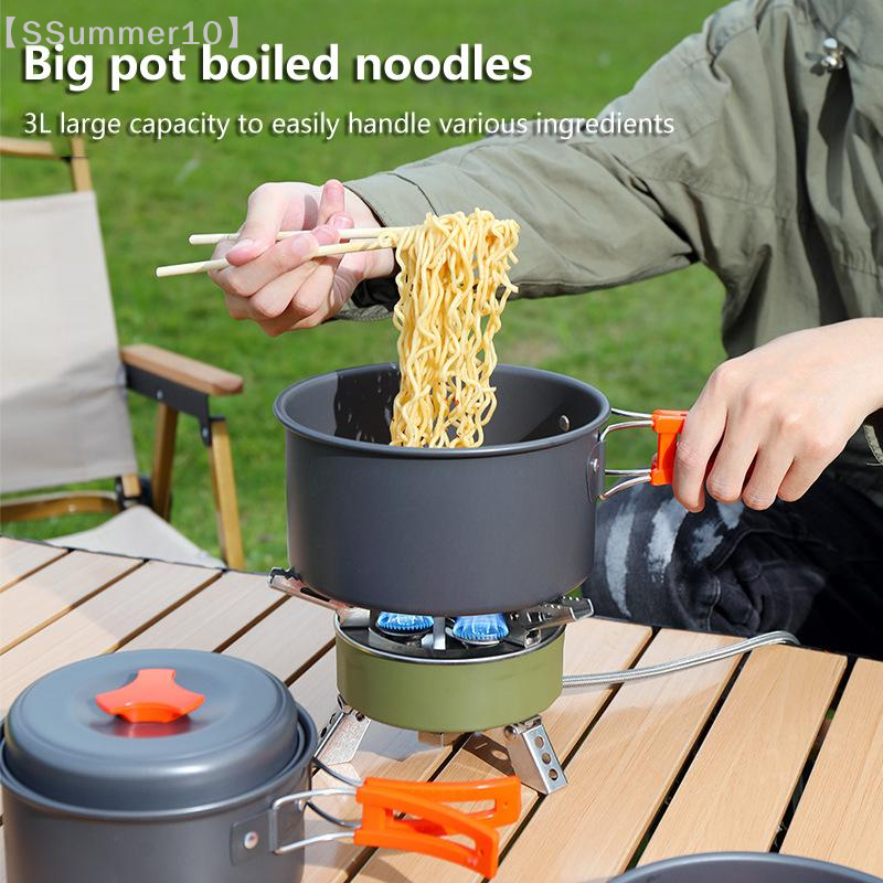 【SSummer10】Camping Aluminum Po - Camping Cooking Pan Set review and price