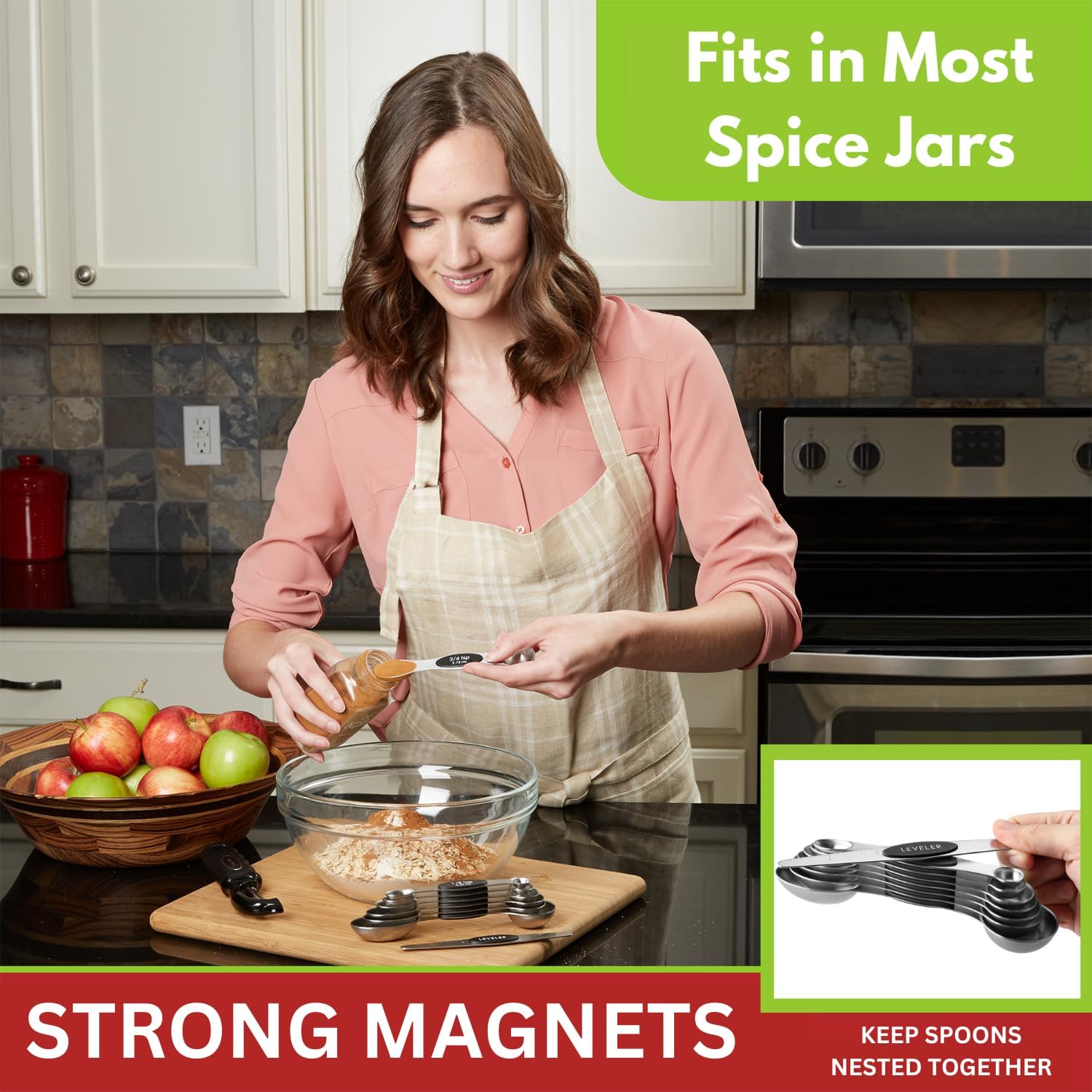 8Pcs Magnetic Dual-End Measuri - Camping Cooking Pan Set review and price