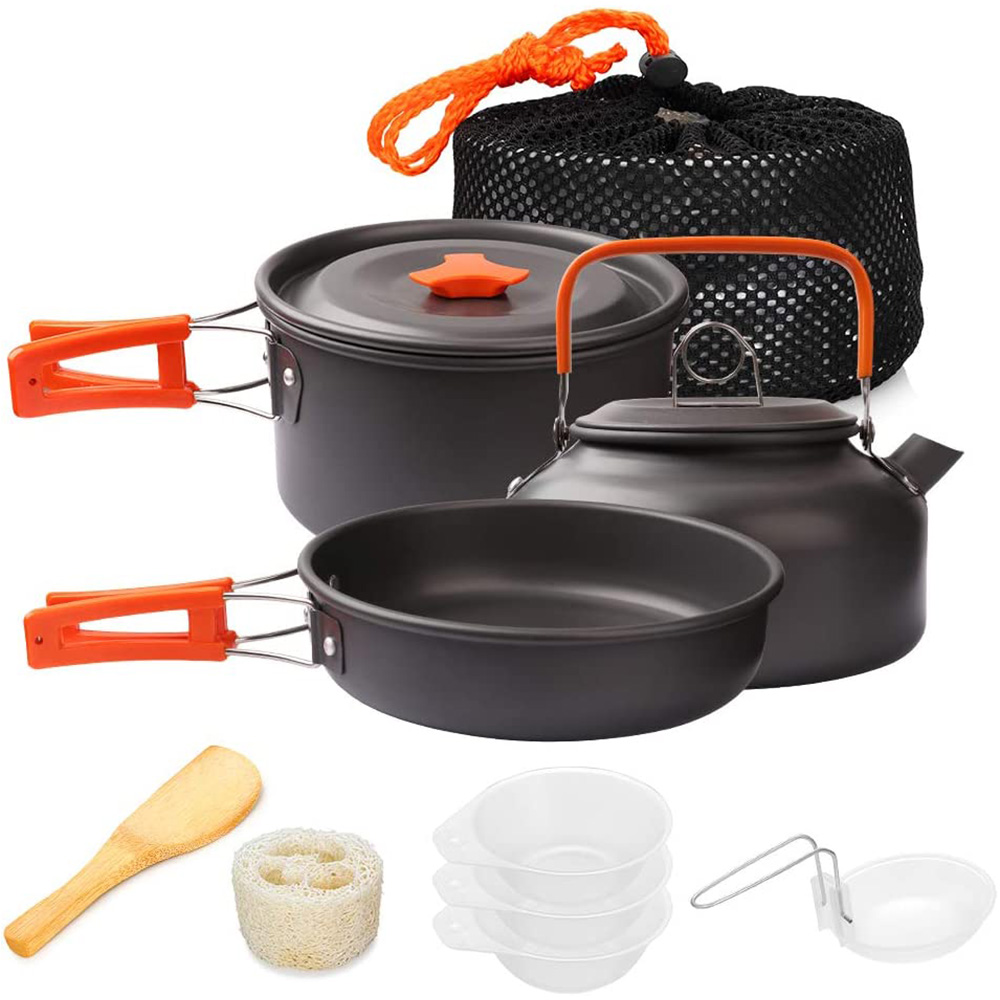 1pcs/1set Camping Cookware Kit - Camping Cooking Full Set review and price