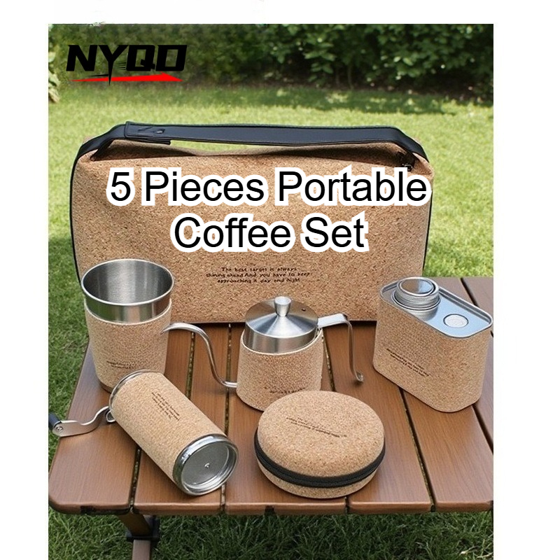 Outdoor Camping Coffee Kit Por - Camping Cooking Set With Kettle review and price
