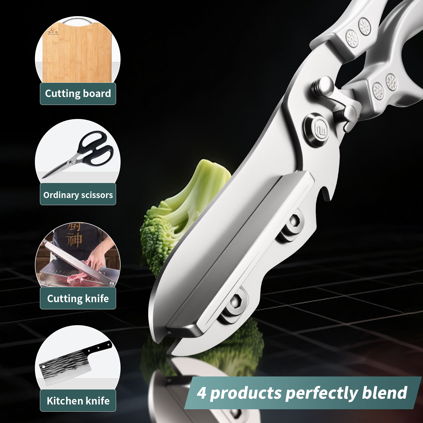 Multifunctional Kitchen Scisso - Camping Cooking Roll review and price