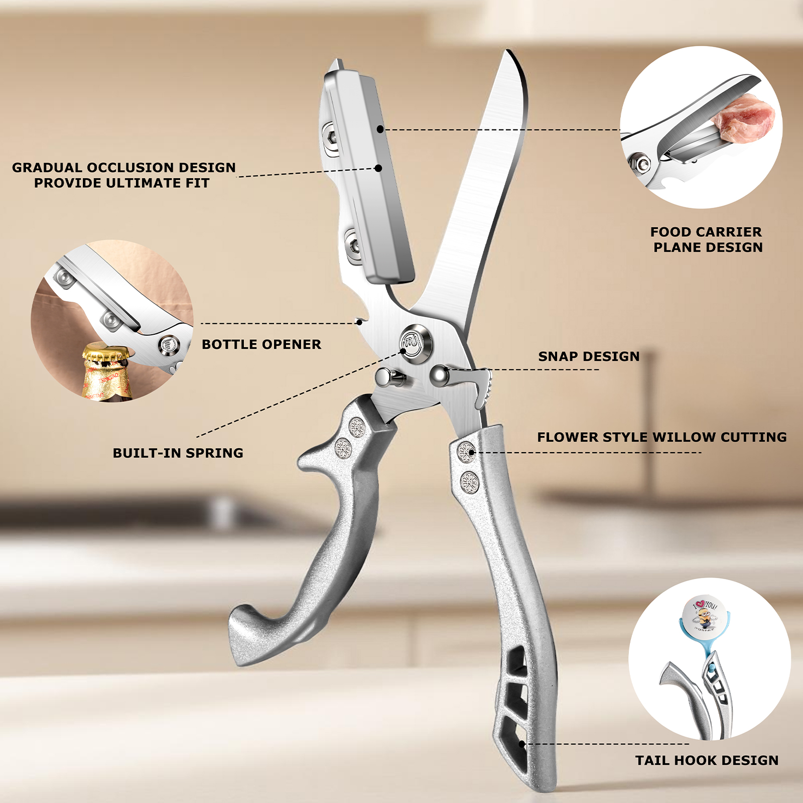 Multifunctional Kitchen Scisso - Camping Cooking Roll review and price