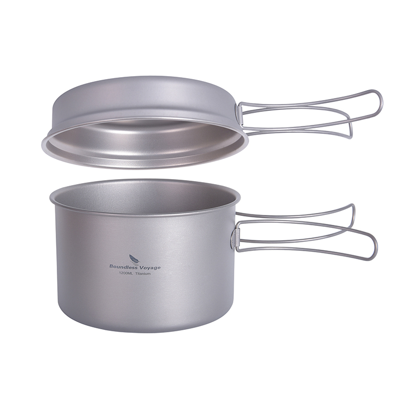 Boundless Voyage Titanium Pot  - Camping Cooking Set With Kettle review and price