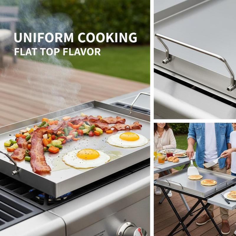 Flat Top Grill Plate 23x16 inc - Cooking Outdoor Camping review and price