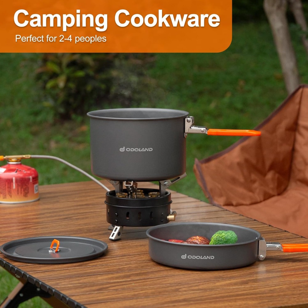 Non-Stick Camping Cookware Mes - Camping Cooking Pots And Pans review and price