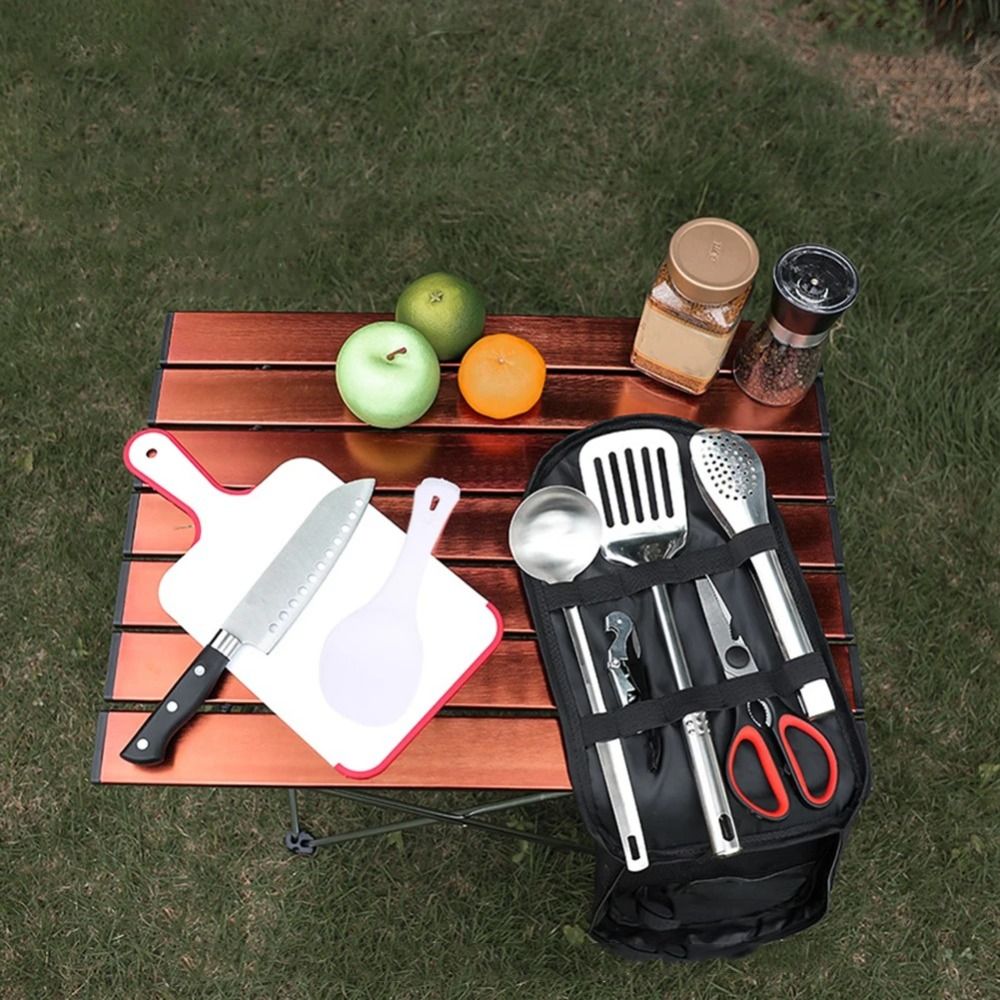 2024 Picnic Utensil Set Storag - Camping Cooking Utensil Bag review and price