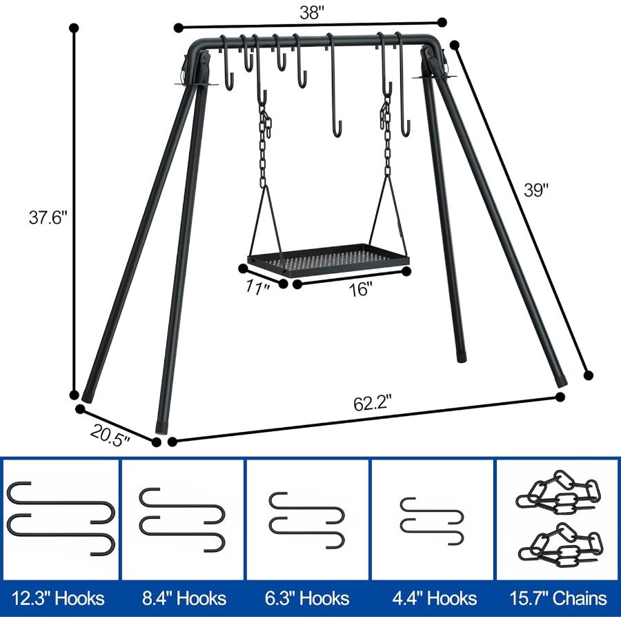 RELIANCER Grill SwingCampfire  - Cooking Outdoor Camping review and price