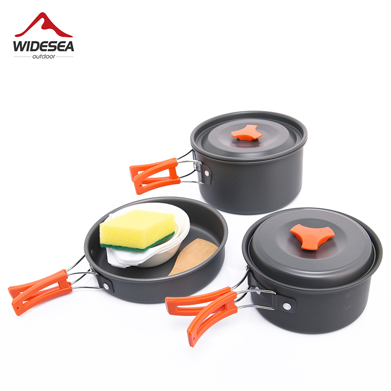 Widesea Camping Outdoor Cookwa - Camping Cooking Set With Kettle review and price