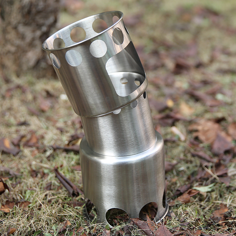 Camping Wood Stove Pot Set Pic - Camping Cooking Windshield review and price