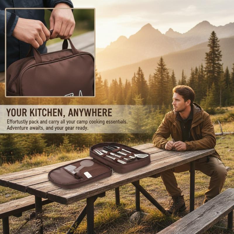 Outdoor Cooking Bag Camping St - Camping Cooking Utensil Bag review and price