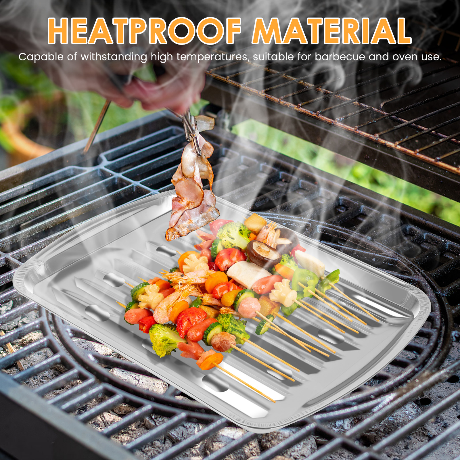 Aluminum Foil Trays Non-Stick  - Camping Cooking Food review and price
