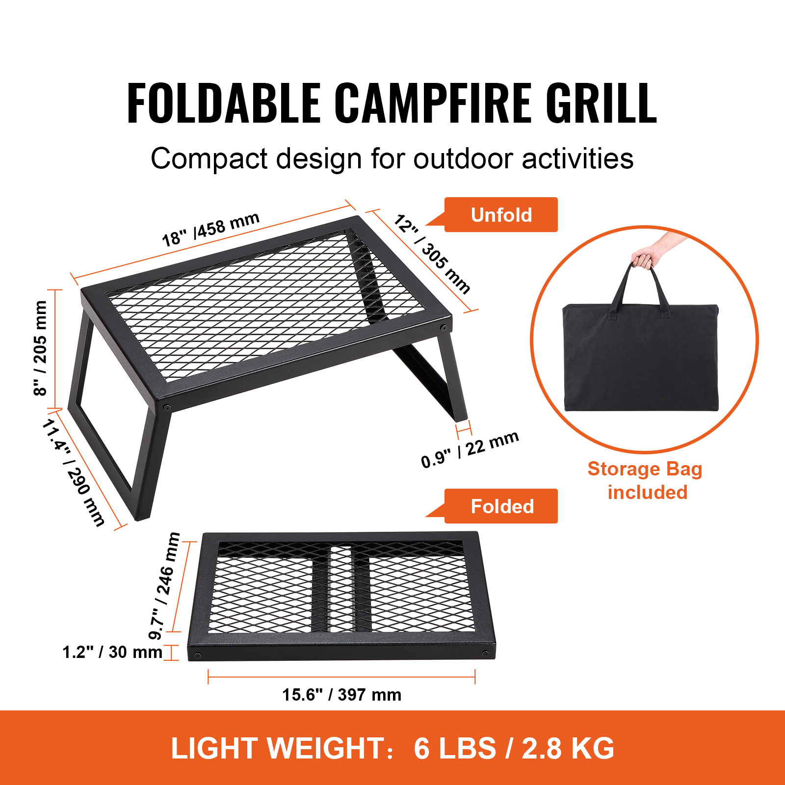 SucceBuy 18/24in Barbecue Char - Cooking Outdoor Camping review and price