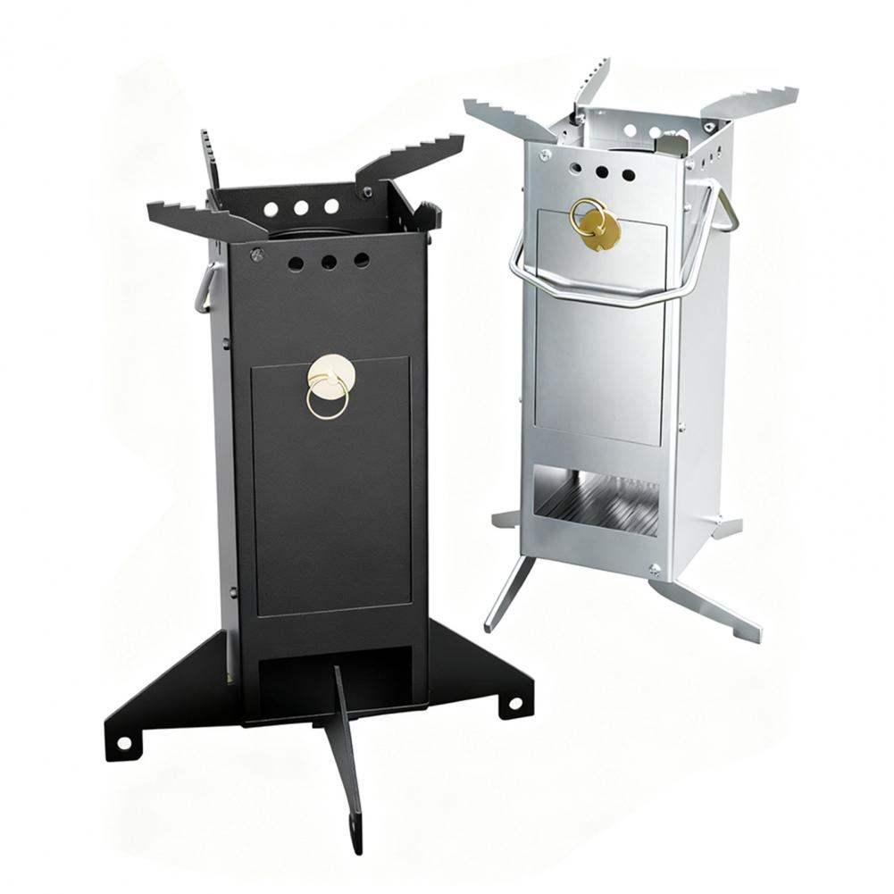 Portable Wood Burning Stove Ou - Camping Cooking Windshield review and price
