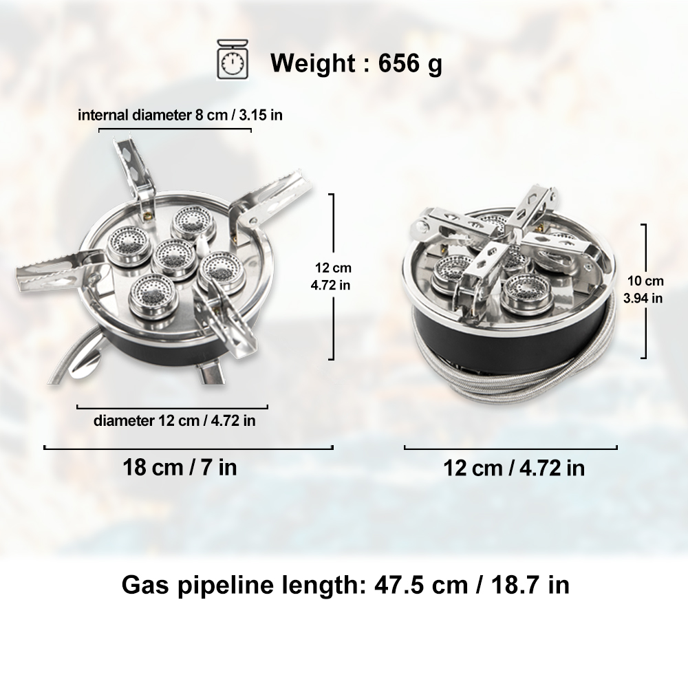 Widesea Camping 8800W Gas Stov - Camping Cooking Windshield review and price